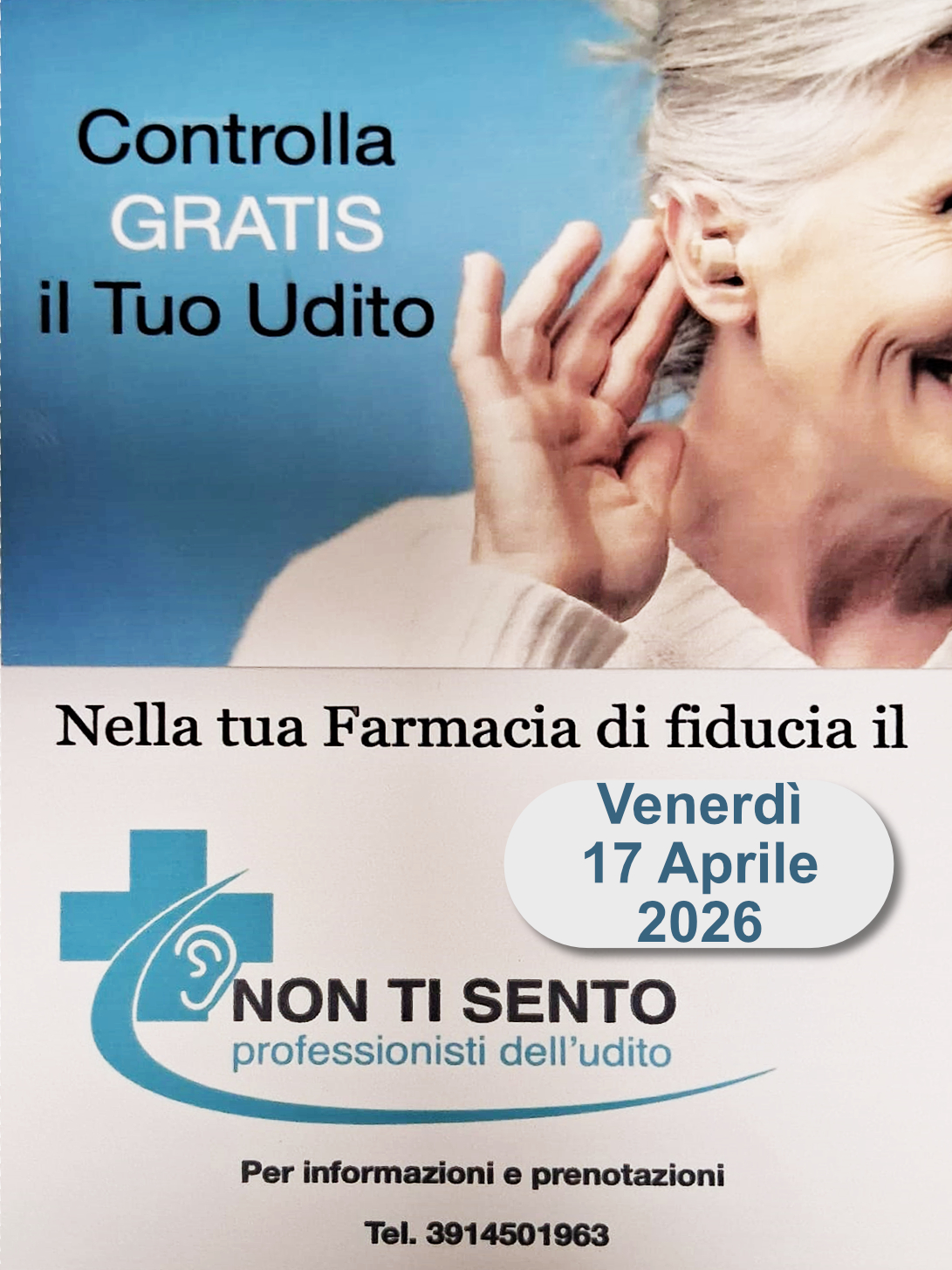 TEST UDITO non ti sento 17 04 26